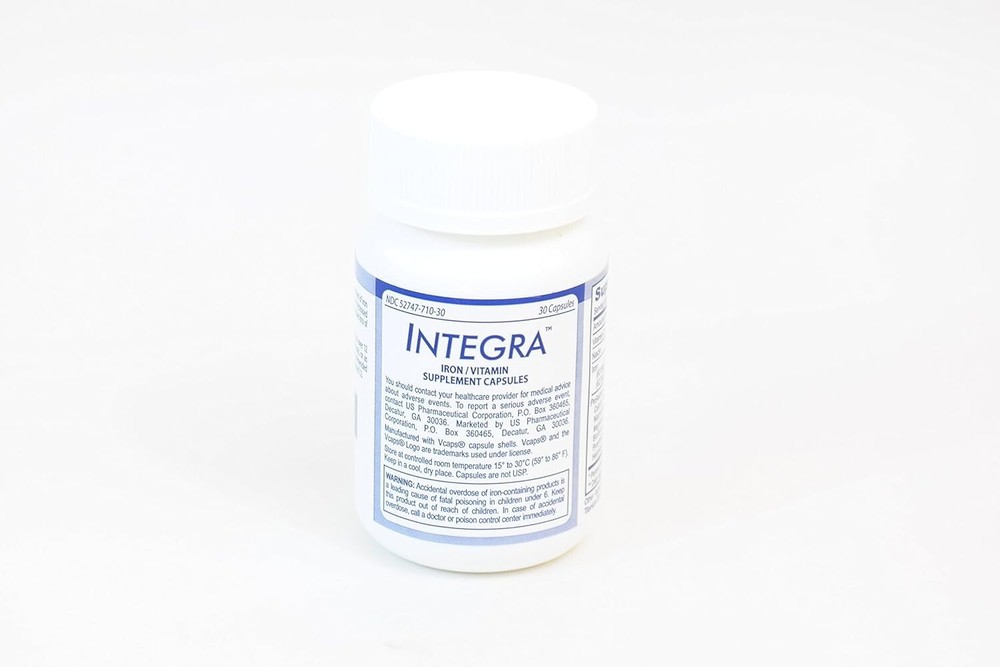 INTEGRA ELEMENTAL IRON 125MG CAPLET 30CT