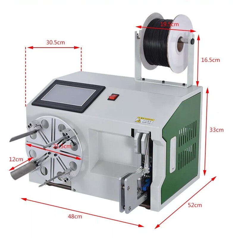 Automatic Wire Winding and Binding Machine Cable Wire Tying Machine 110V/220V