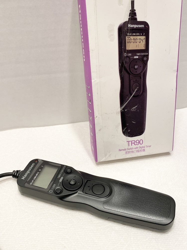 Hanpusen TR-90 Remote Switch With Digital Timer New! (open Box)