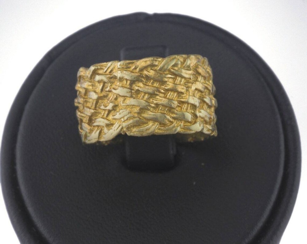 Adjustable Ring Raw brass (18mm 7.5US inner size) 2756
