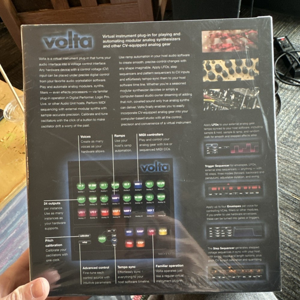 MOTU Volta MIDI Interface Plug-In Software, 24 Outputs, Pitch Calibration