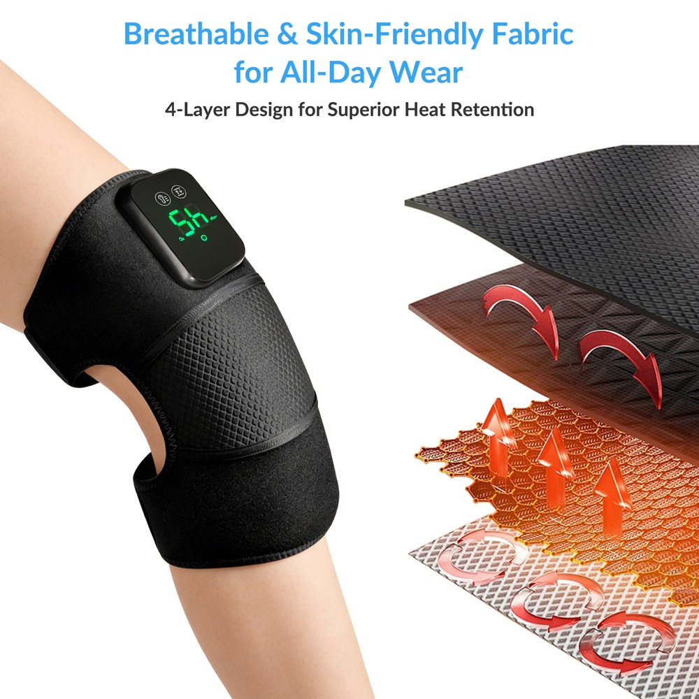 Wireless Electric Multi-Joint Massager Adjustable Heat Vibration Relief Device