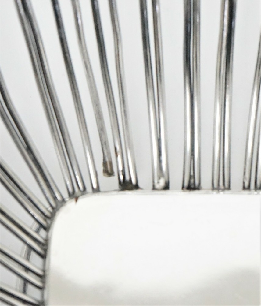 Vintage Silver Plated Fruit Bowl Basket Kitchen Table Decor