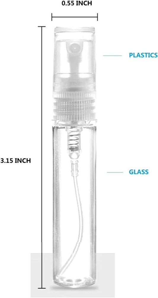 Perfume Travel Refillable Bottle Cologne Sample Dispenser Tiny Mini Small...