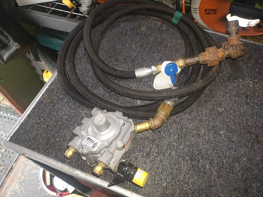 propane regulator 2 stage forklift beam garretson