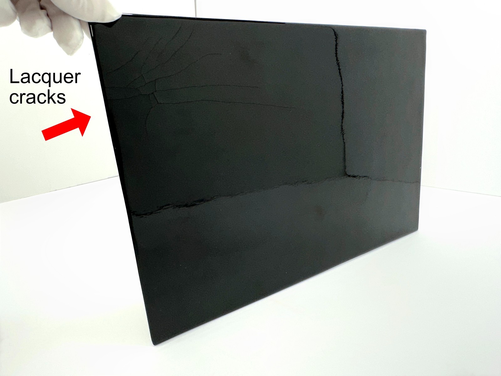 Large Burmese Gold Leaf Buddha Footprint Lacquer Panel Altar Art Zen Decor 18"