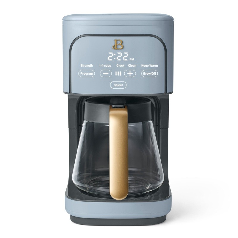 Programmable 12-Cup Coffee Maker Auto Shut Off Brew Strength Touch Display New
