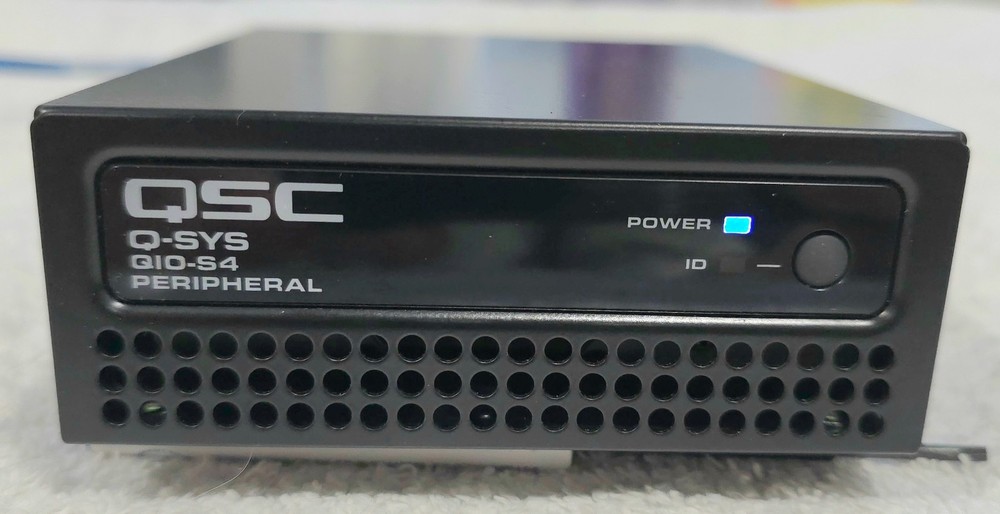QSC QIO-S4 Q-SYS Peripheral Controller Network I/O NEW