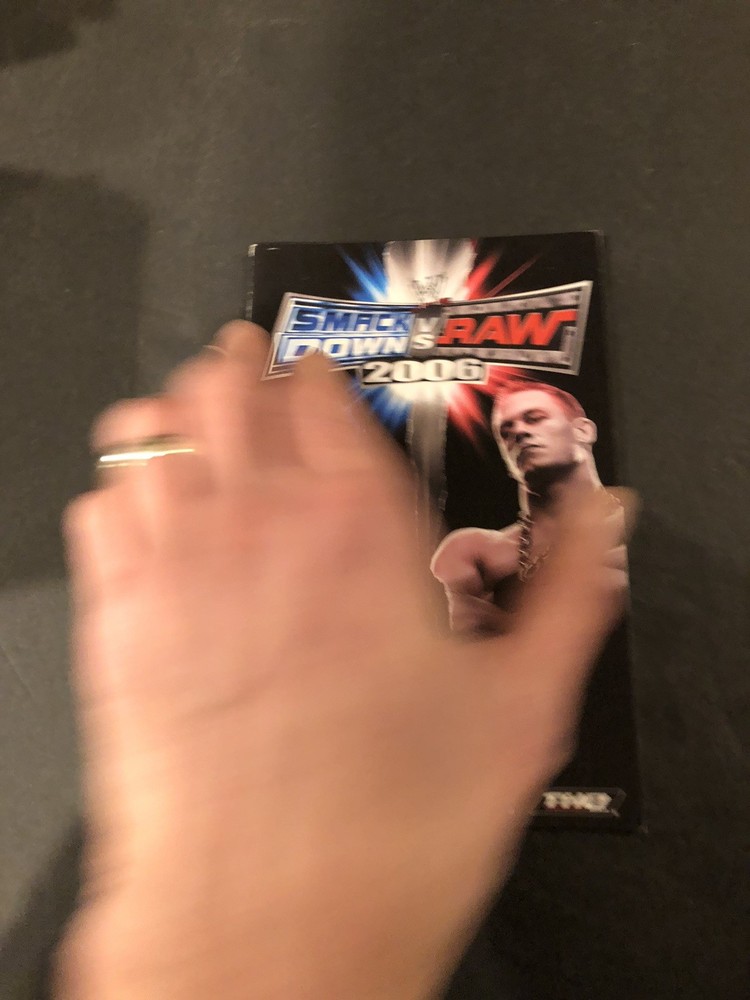 wwe smackdown vs raw 2006 ps2 manual Only