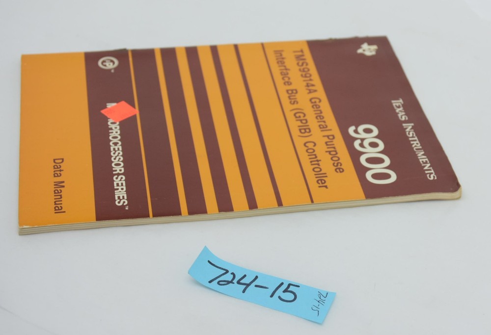 Texas Instruments 9900 TMS9914A GPIB Controller Data Manual