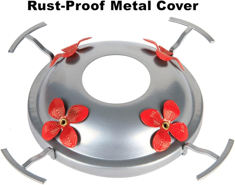 6 Pack Hummingbird Feeder Bottom Replacement Parts Base Set Includes Feeder Base