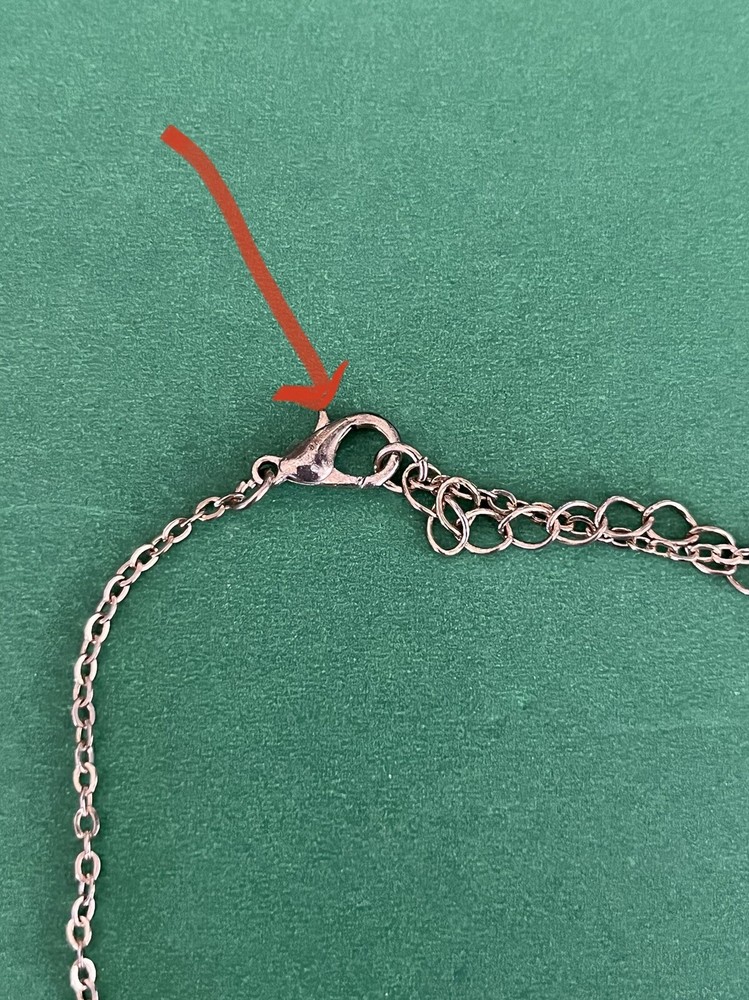 Gemstone Slice Pendant with Tassels on a Chain