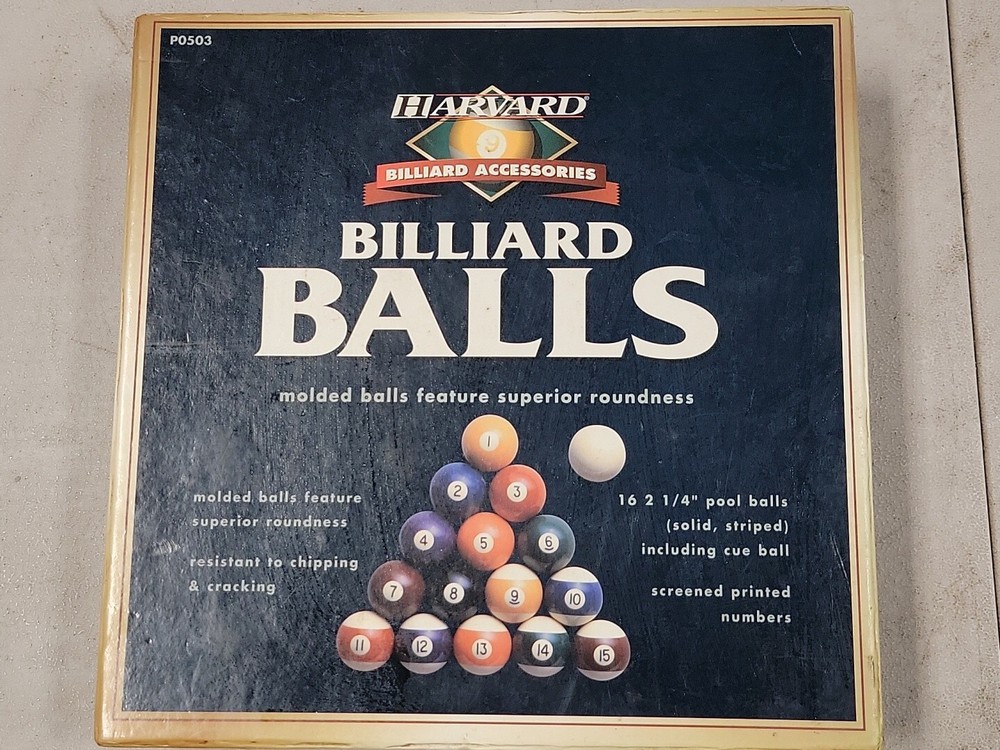 Harvard Premium Billiard Balls Pre-Owned