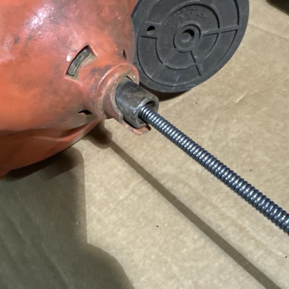 Rigid Auto Spin Drain Cleaner with Cable Command Drain Lines Up to 25’