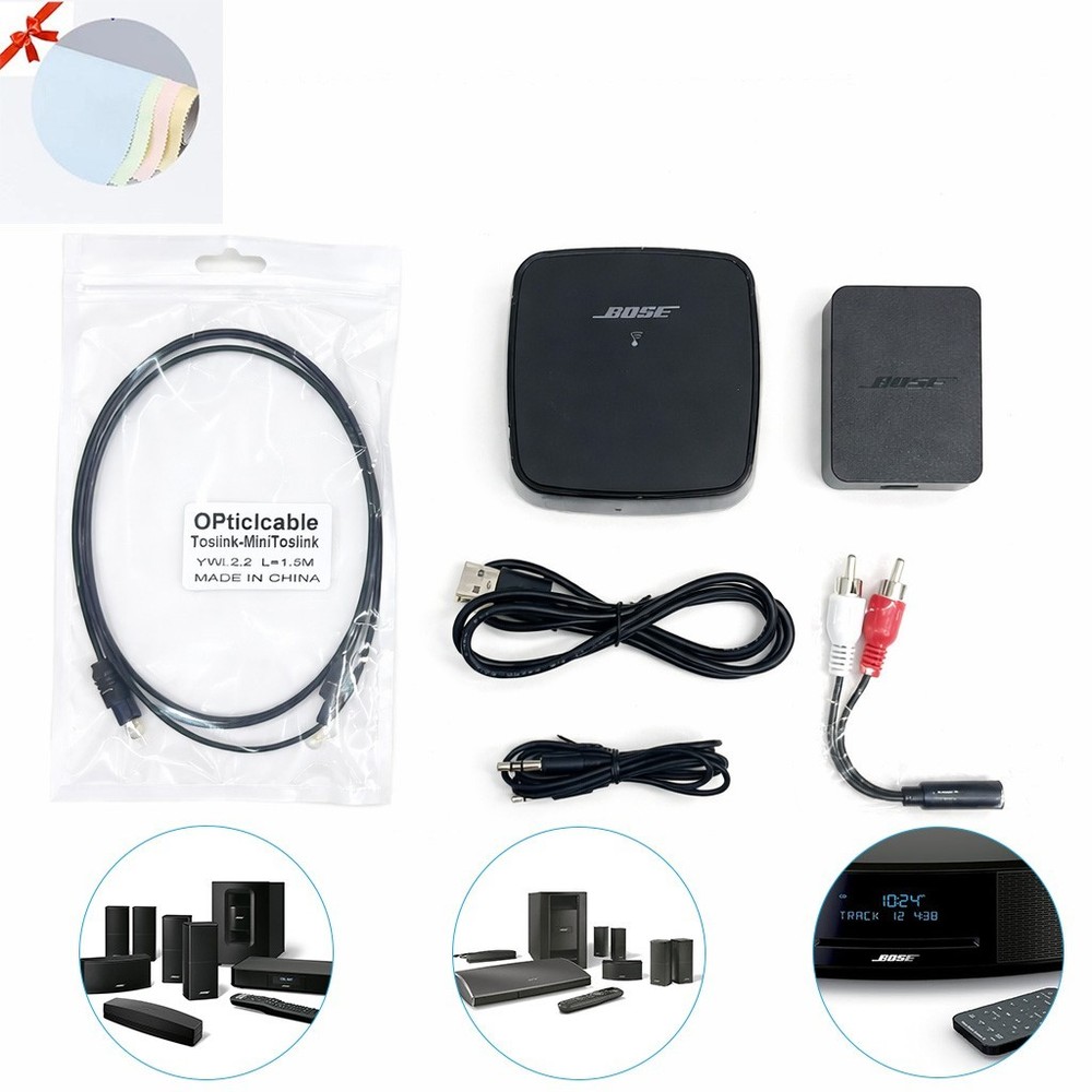 Bose SoundTouch Wireless Link Adapter WiFi Bluetooth AUX Optical Audio Receiver