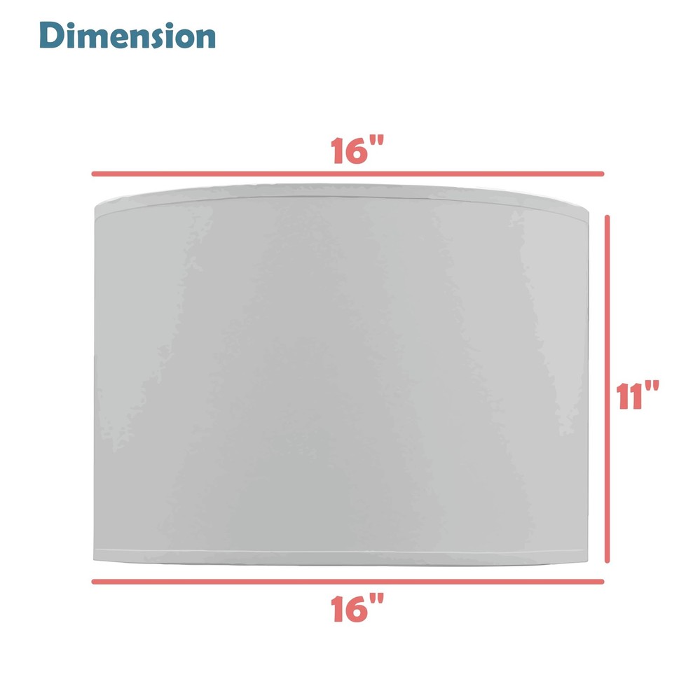 Aspen Creative 31630 Transitional Hardback Drum (Cylinder) Shape Spider Const...