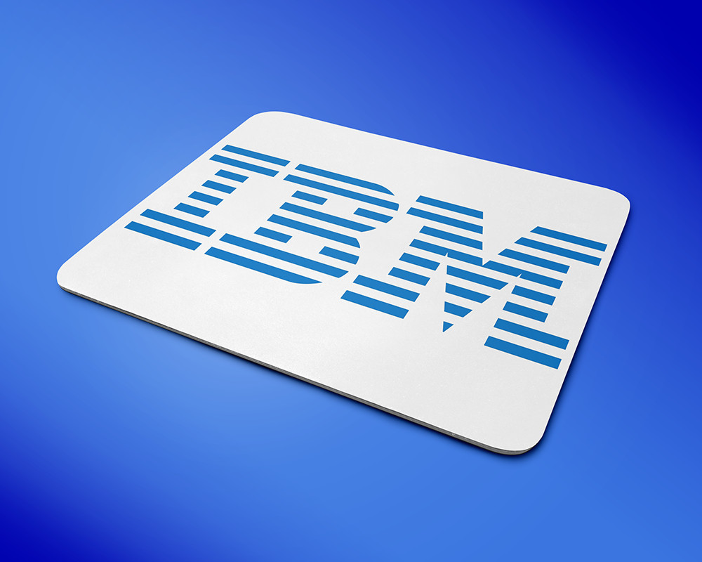 IBM retro gift  Mouse Mat Pad