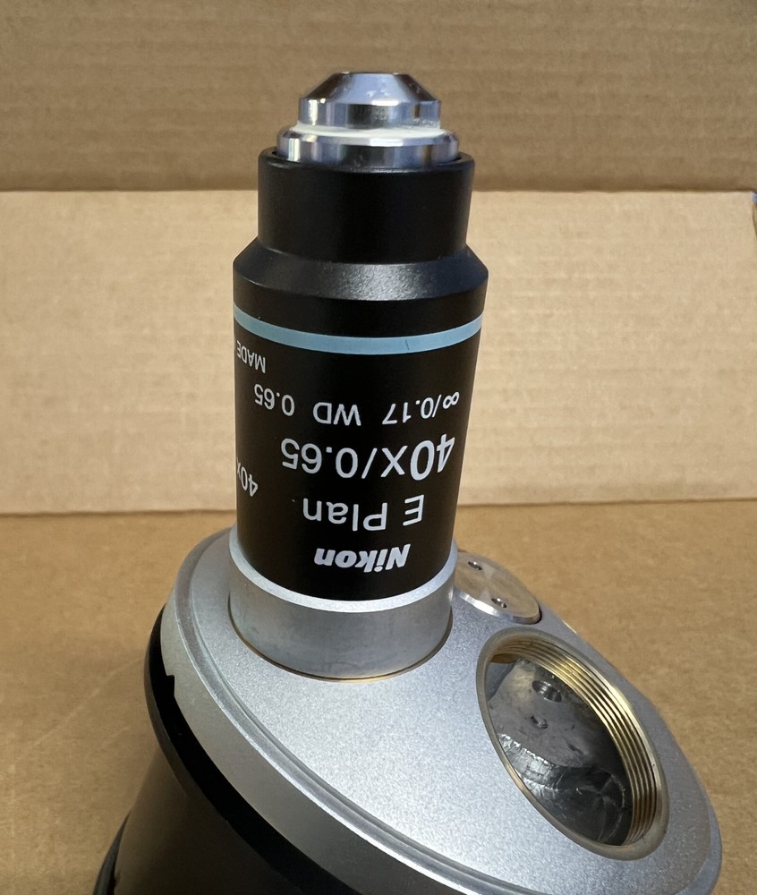 Nikon E Plan 40x/0.65 WD 0.65 MICROSCOPE LENS OBJECTIVE MRP70400