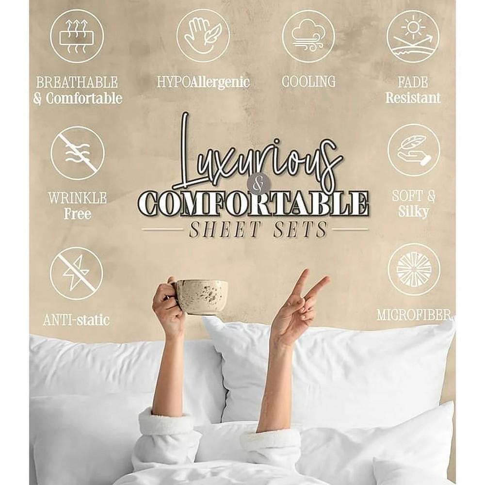 High Thread Count Fitted Sheet Twin Size