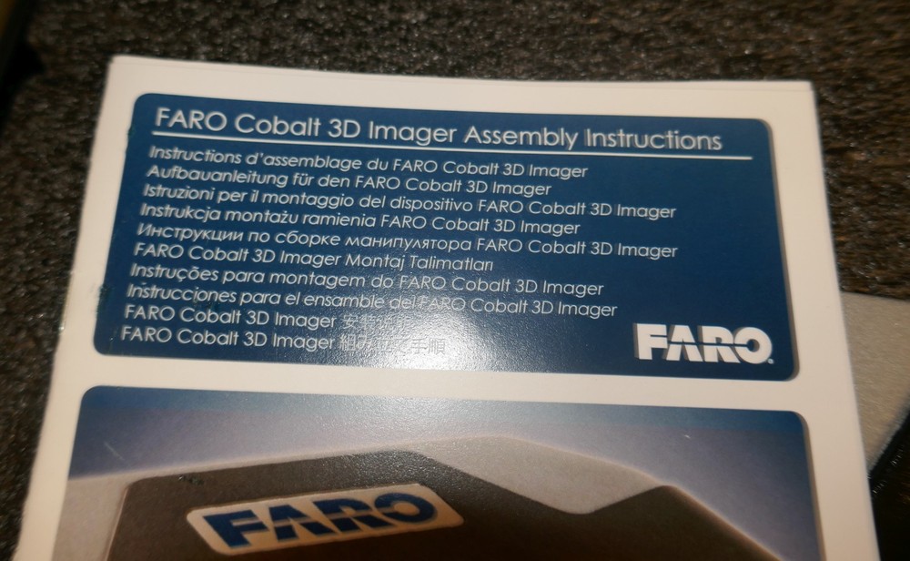 FARO Cobalt Array 3D Imager 9MP w/Calibration Dot Plate - Excellent