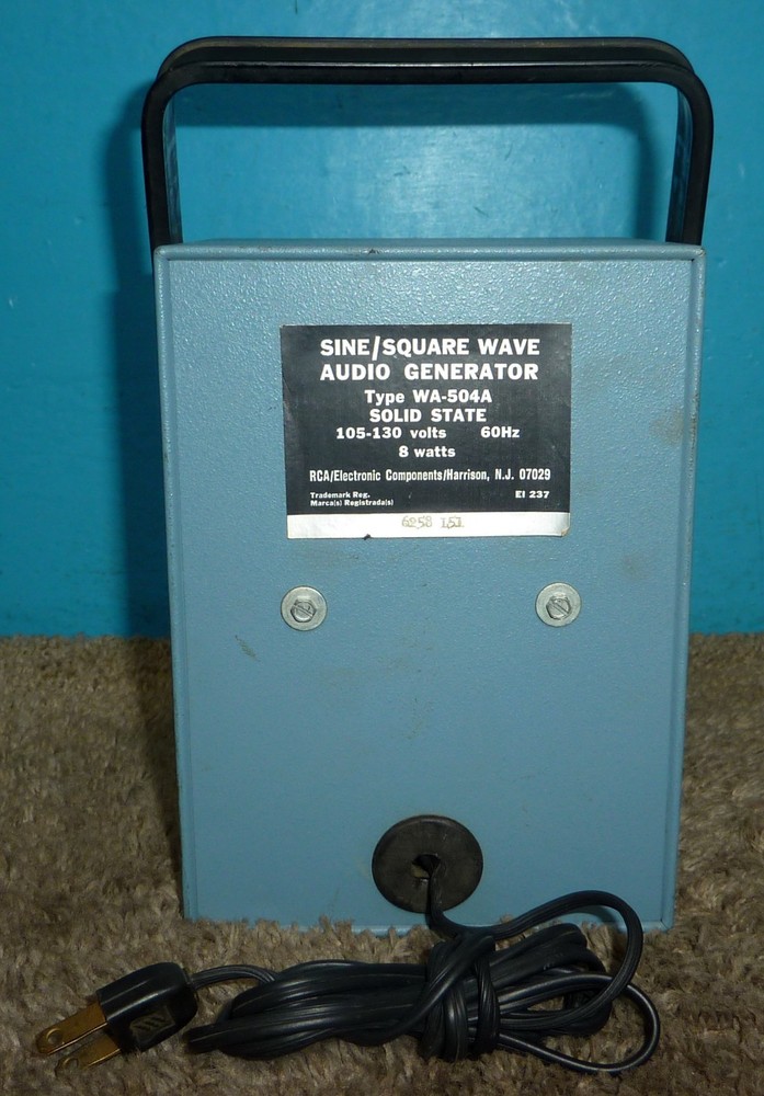 RCA WA-504A Sine Square Wave Audio Generator