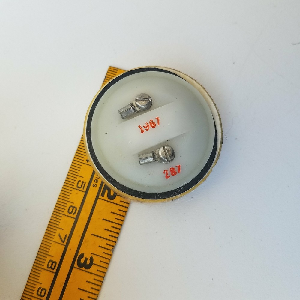 Round Telephone Speaker and Microphone Set Dynamic 2-Inch Diameter