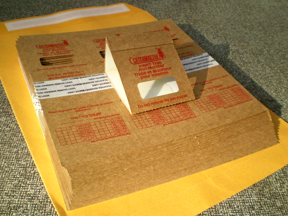 Insect Bug Roach Spider Sticky Traps Qty 54