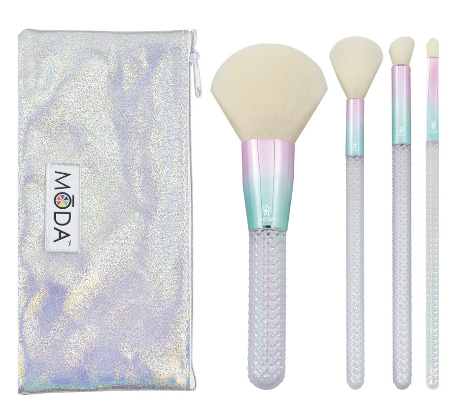 MODA- "Mythical Perfecting Pixie" 5PC Makeup BRUSHES Travel Kit - New