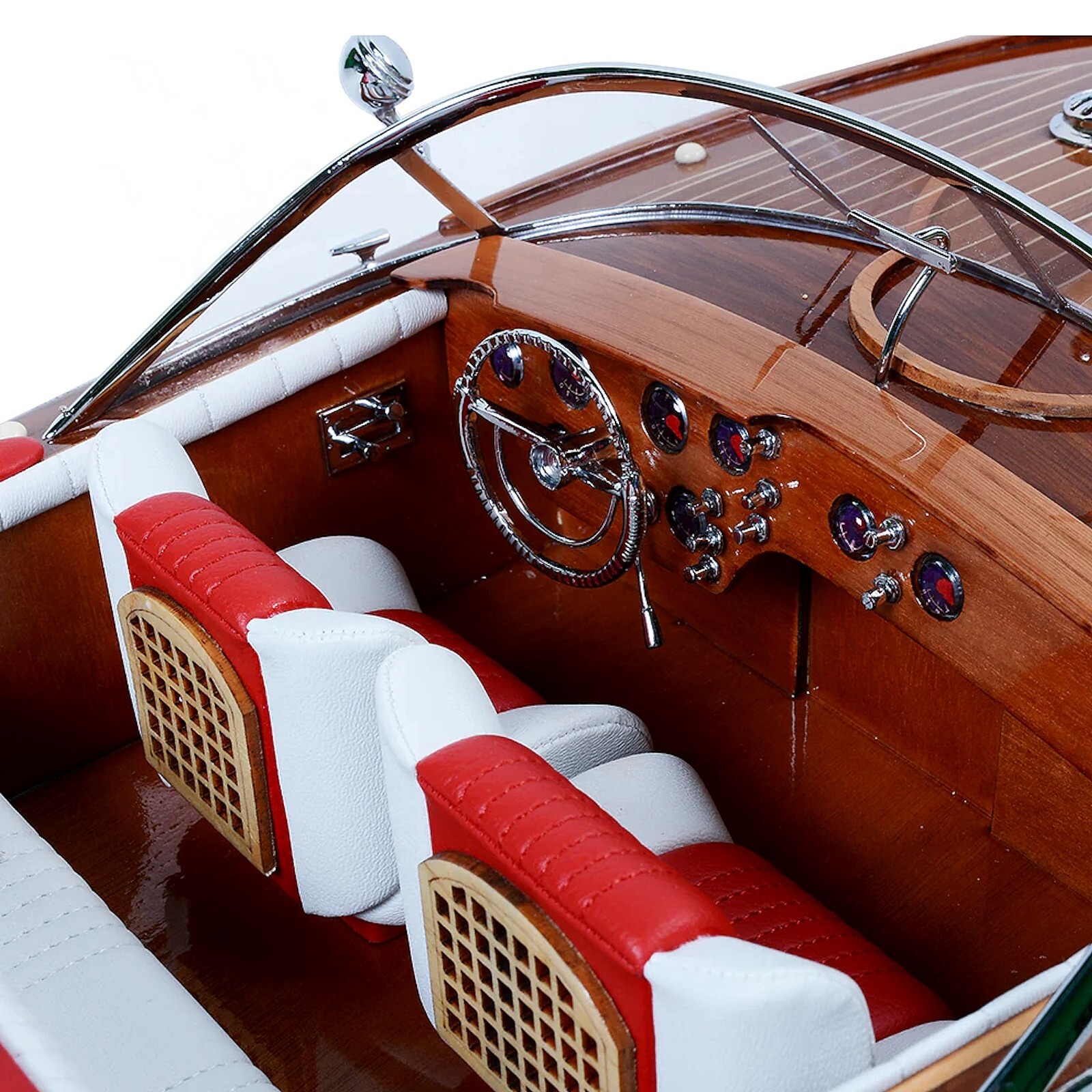 Custom Made Riva Aquarama Model Boat - Handmade Exclusive Edition 35" Speedbot