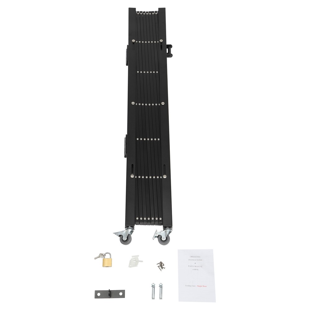 Barricade Gate Single Folding Security Gate Flexible Expanding Security Door