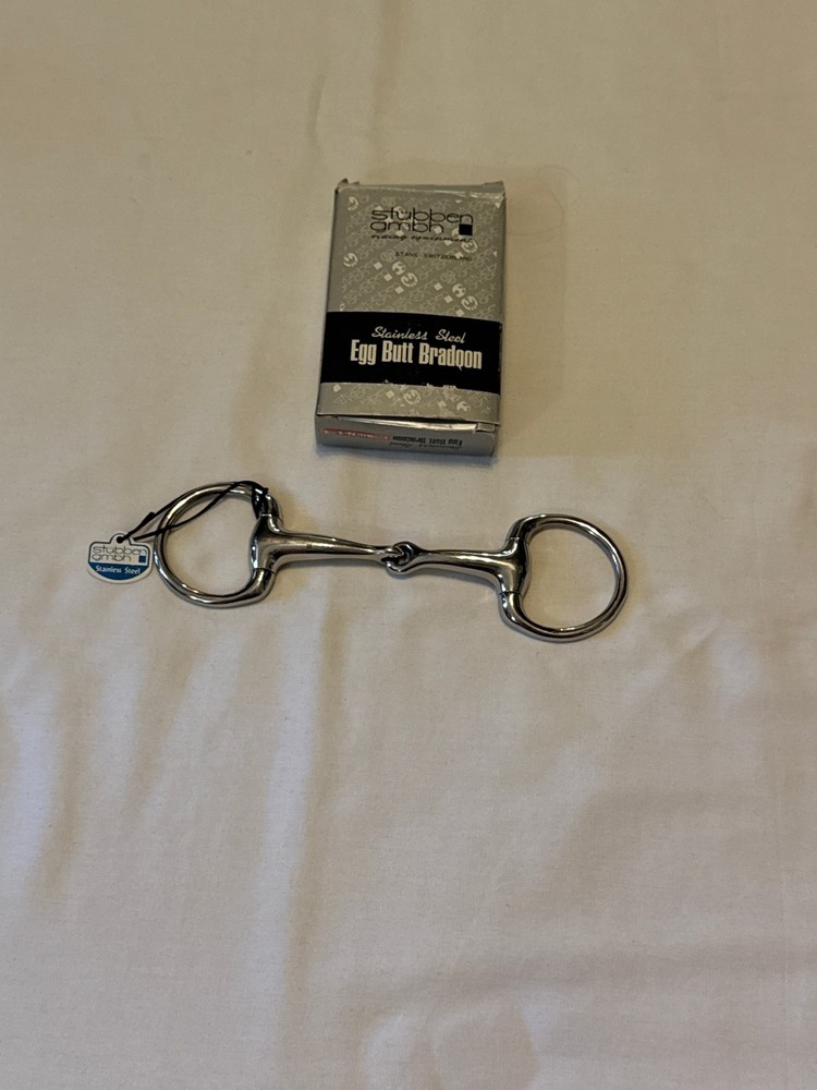 Stubben Egg Butt Bradoon Bit 11145 4.25”