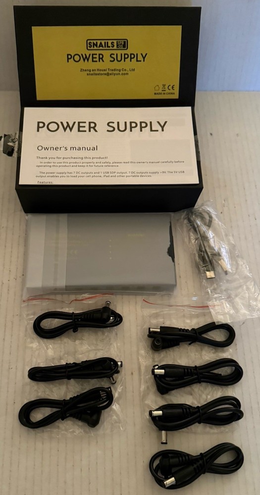 Portable Guitar Pedal Power Supply