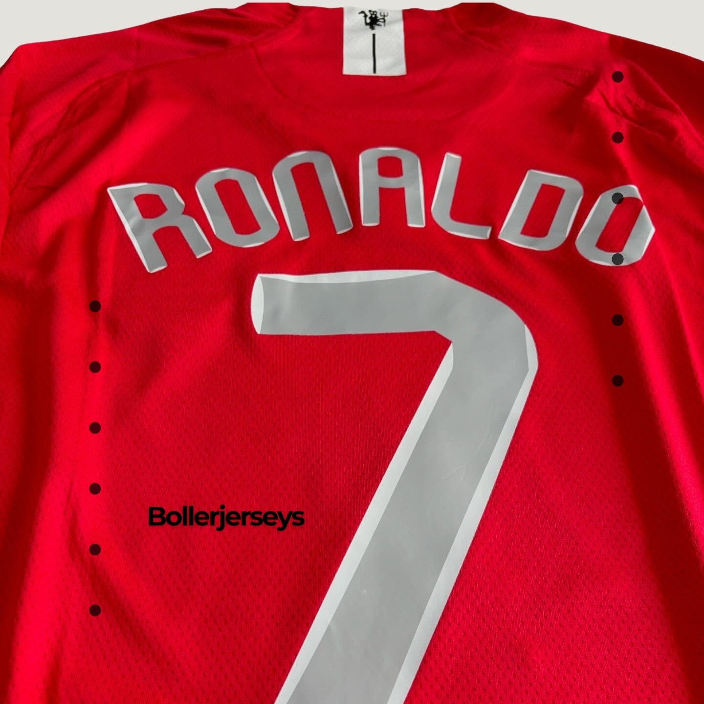 Manchester United 2008 UCL Final RED Home Jersey - Cristiano Ronaldo #7