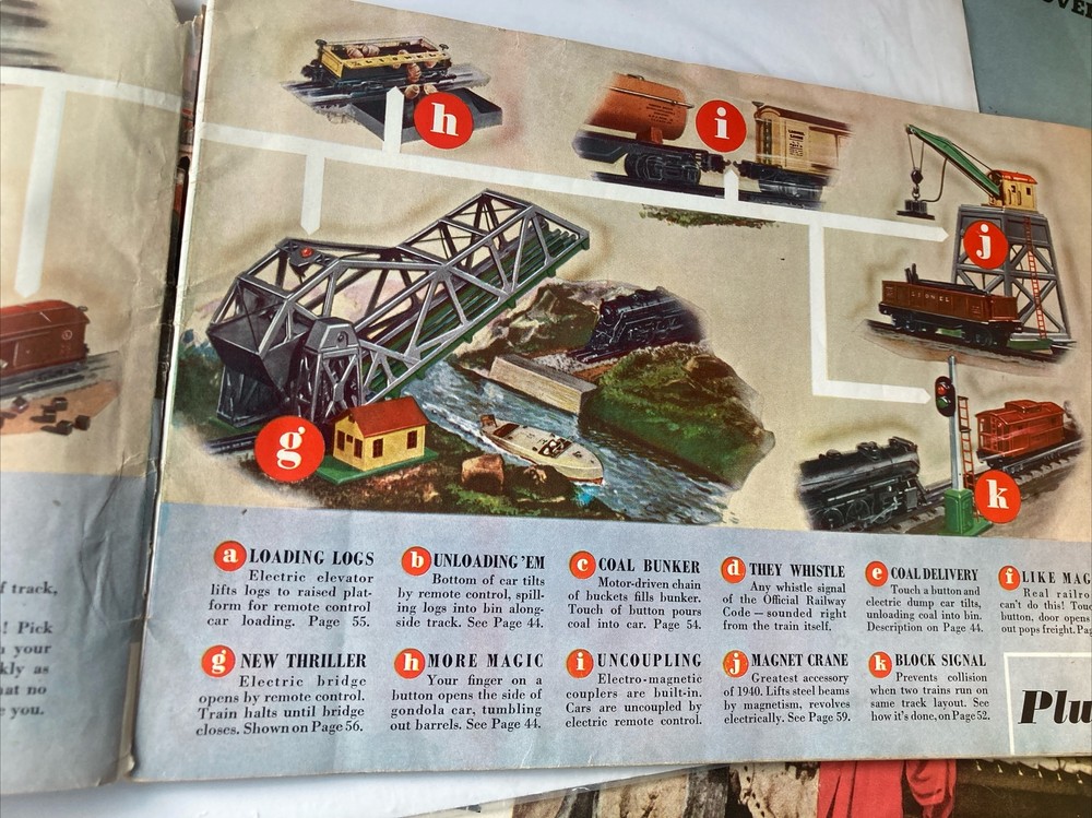 1940 Lionel Trains Model Railroad Train Catalog (MISSING COVER)