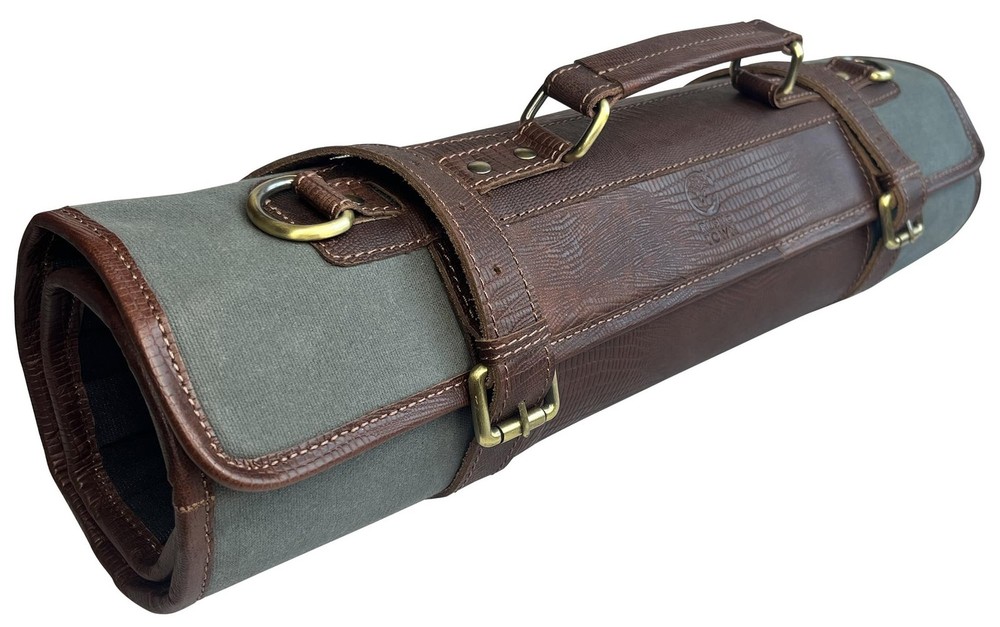 Rustic Town Genuine Leather Chef Knife Roll All Purpose Chef Roll