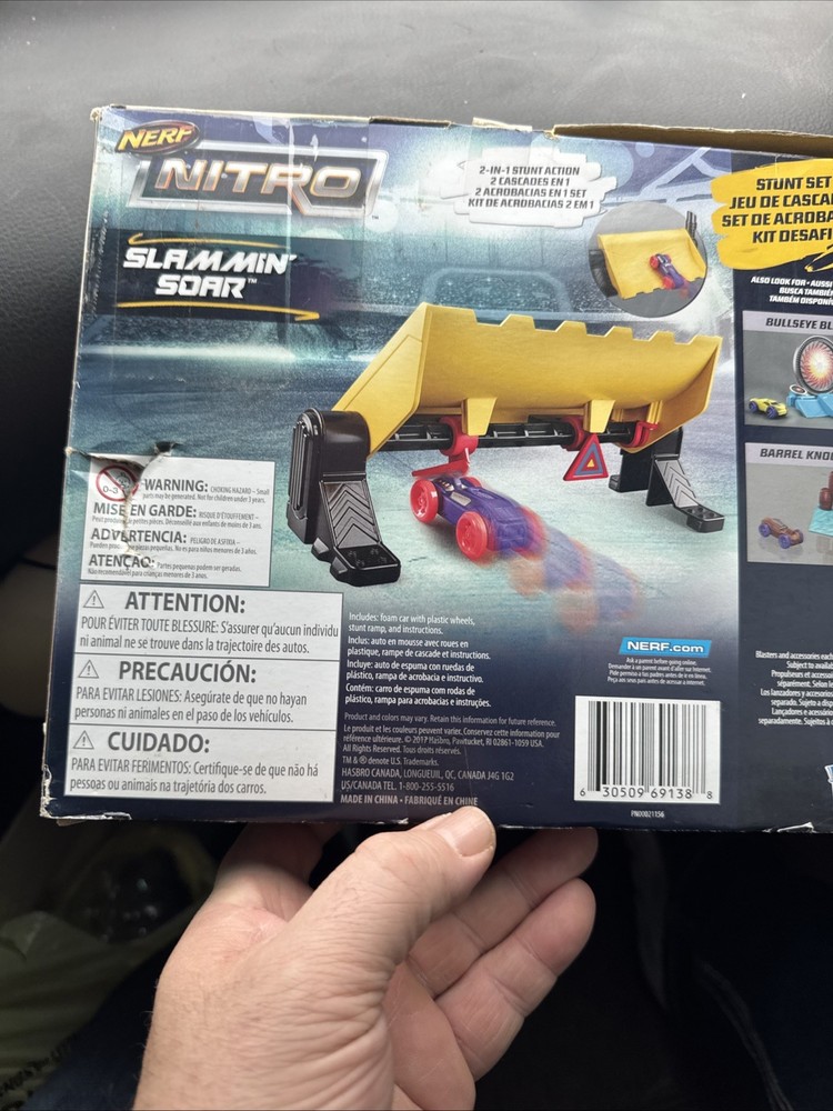Nerf Nitro Slammin’ Soar Stunt Set, New