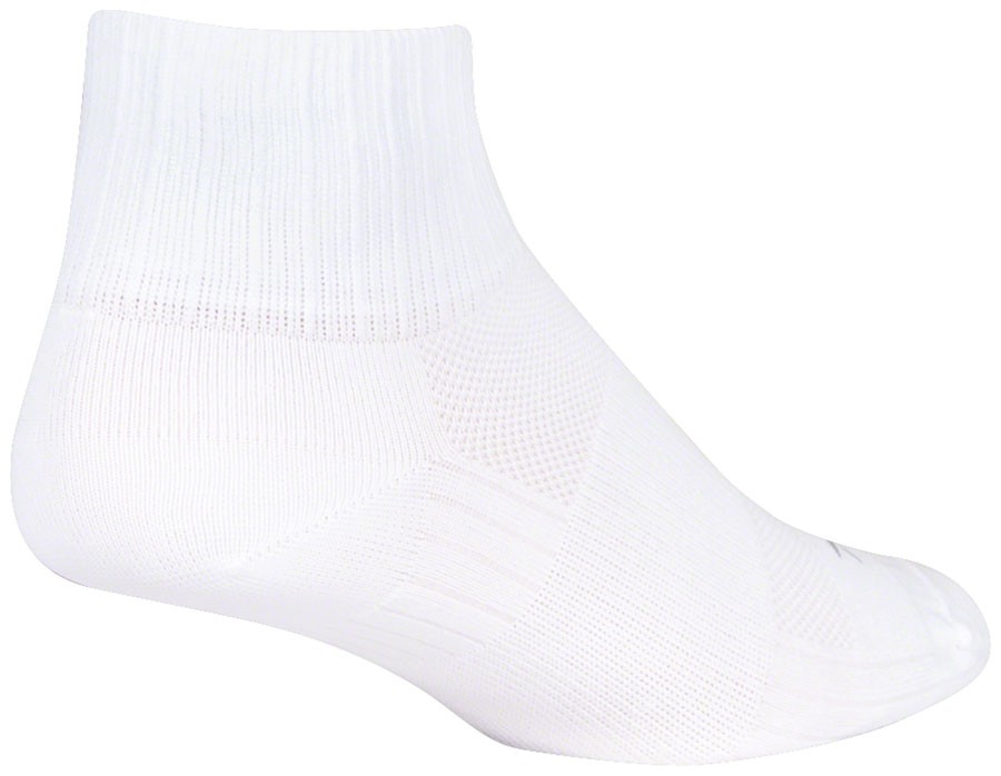 SockGuy SGX White No Show Socks Small/Medium