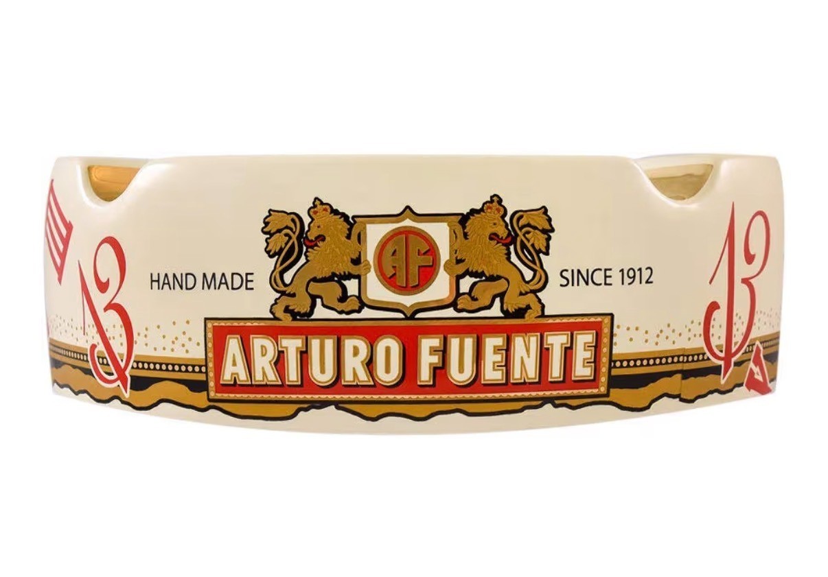 Arturo Fuente Ceramic Cigar Ashtray - Cream