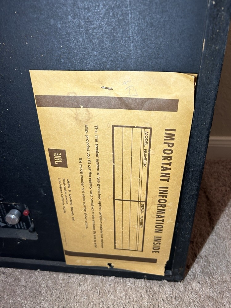 JBL Lancer 99 Audiophile Speakers