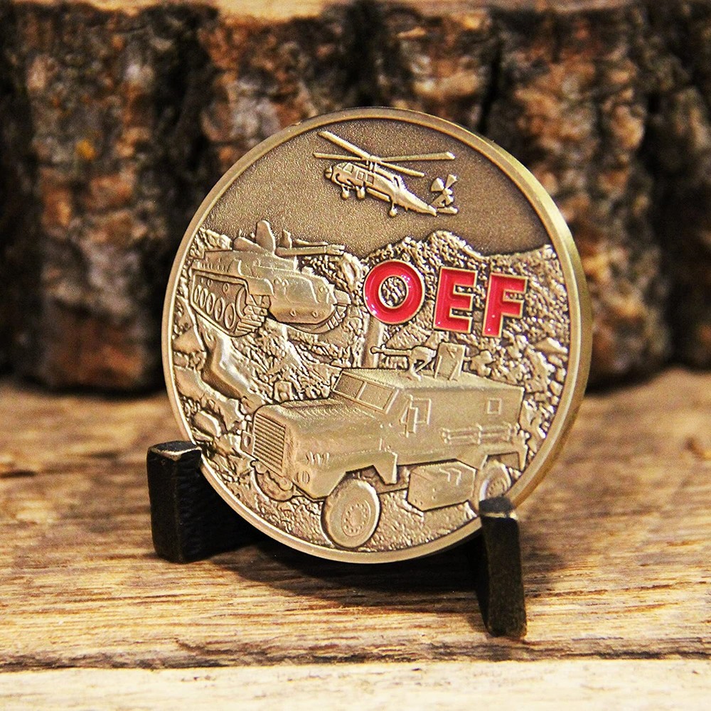 Operation Enduring Freedom OEF Combat Veteran Challenge Coin