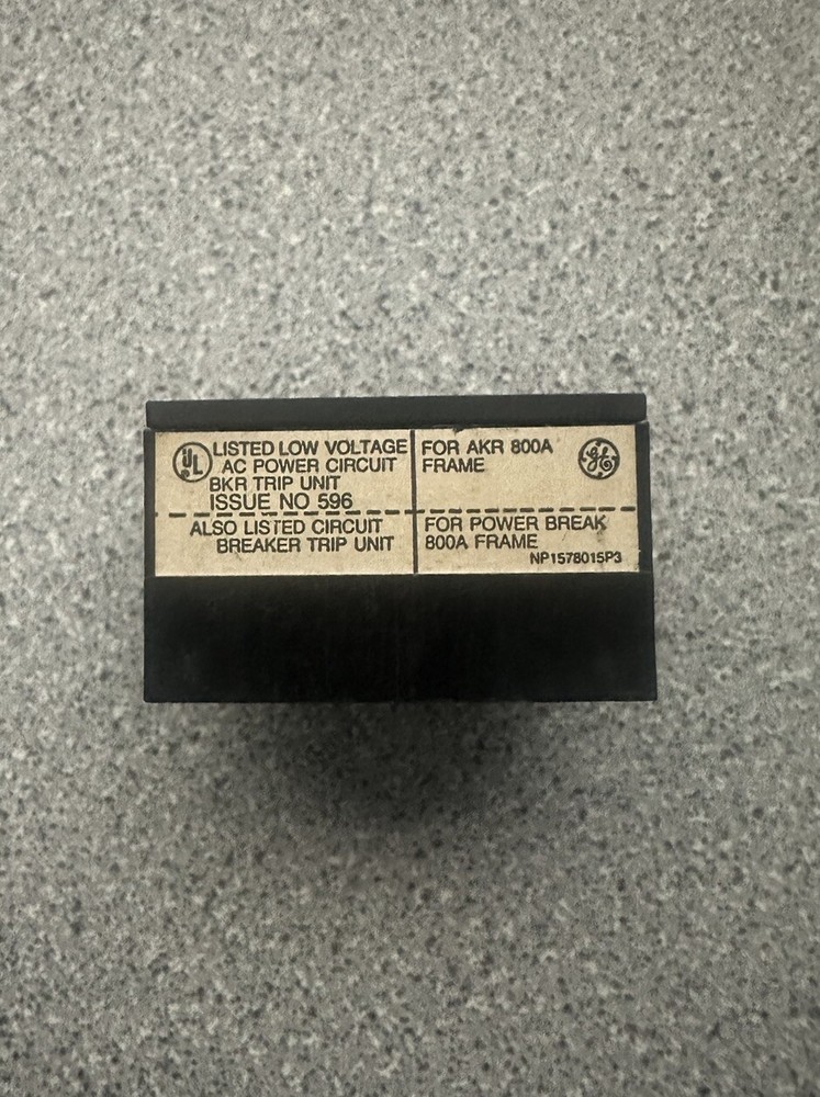 TR4S400 General Electric 400A Rating Plug with 400A Sensor