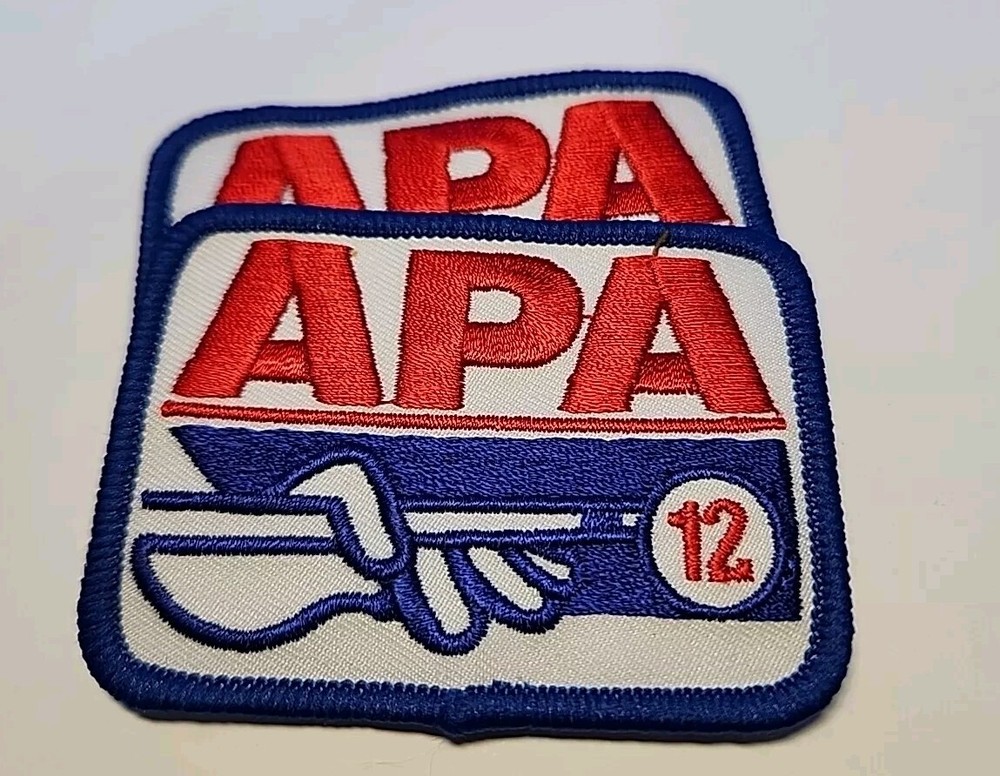 APA 2012 MEMBERSHIP PATCH  AMERICAN POOLPLAYERS ASSN