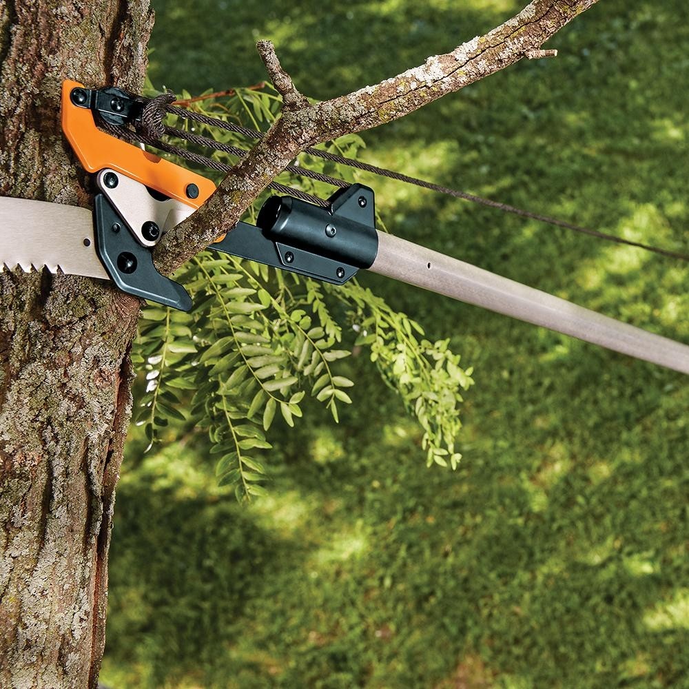Tree Pruner Pole 14 ft. Saw Branch Limb Pruning Cutter Trimmer Extendable Shaft