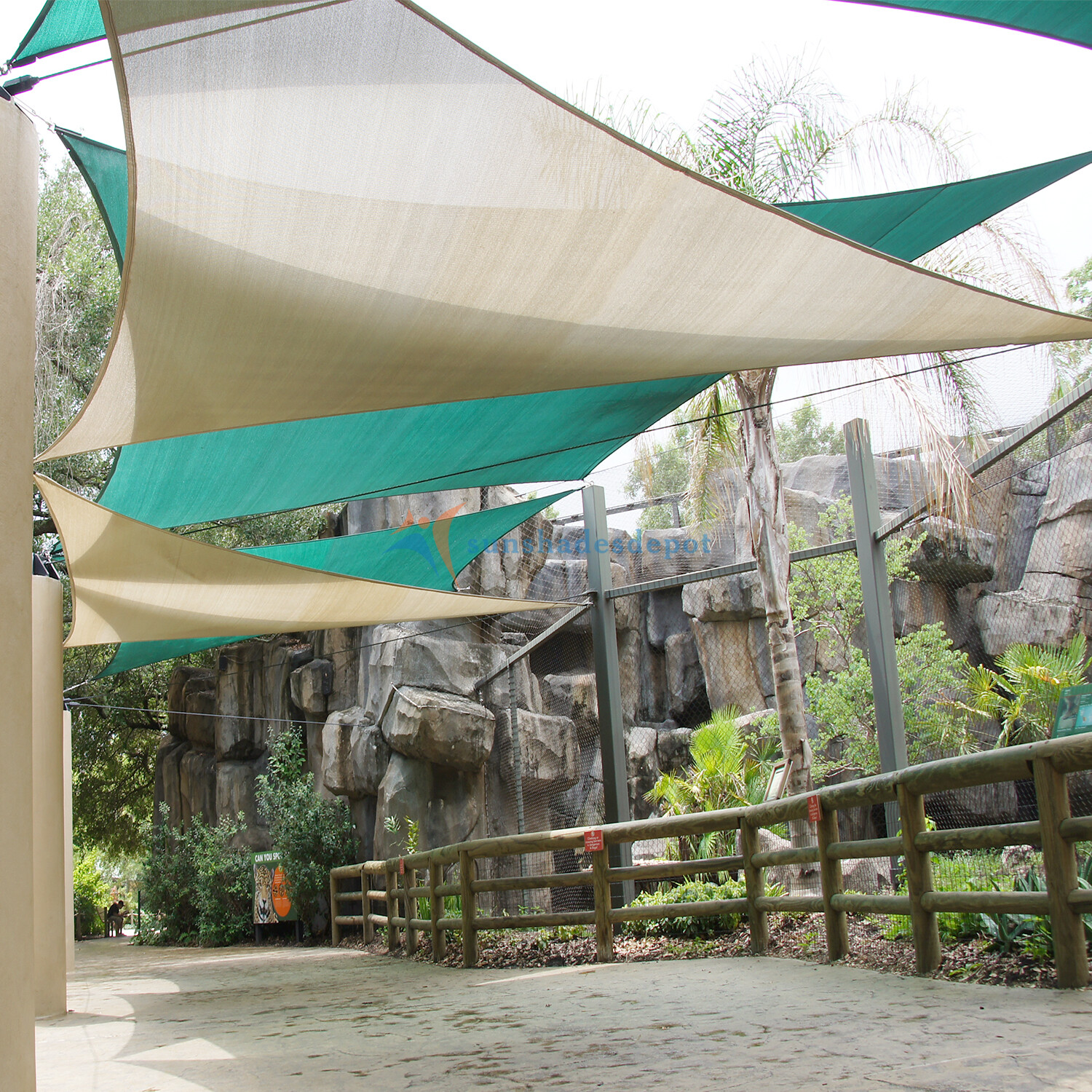 12-28' Sun Shade Sail Canopy Right Triangle Beige UV Sunshade Yard Deck Outdoor