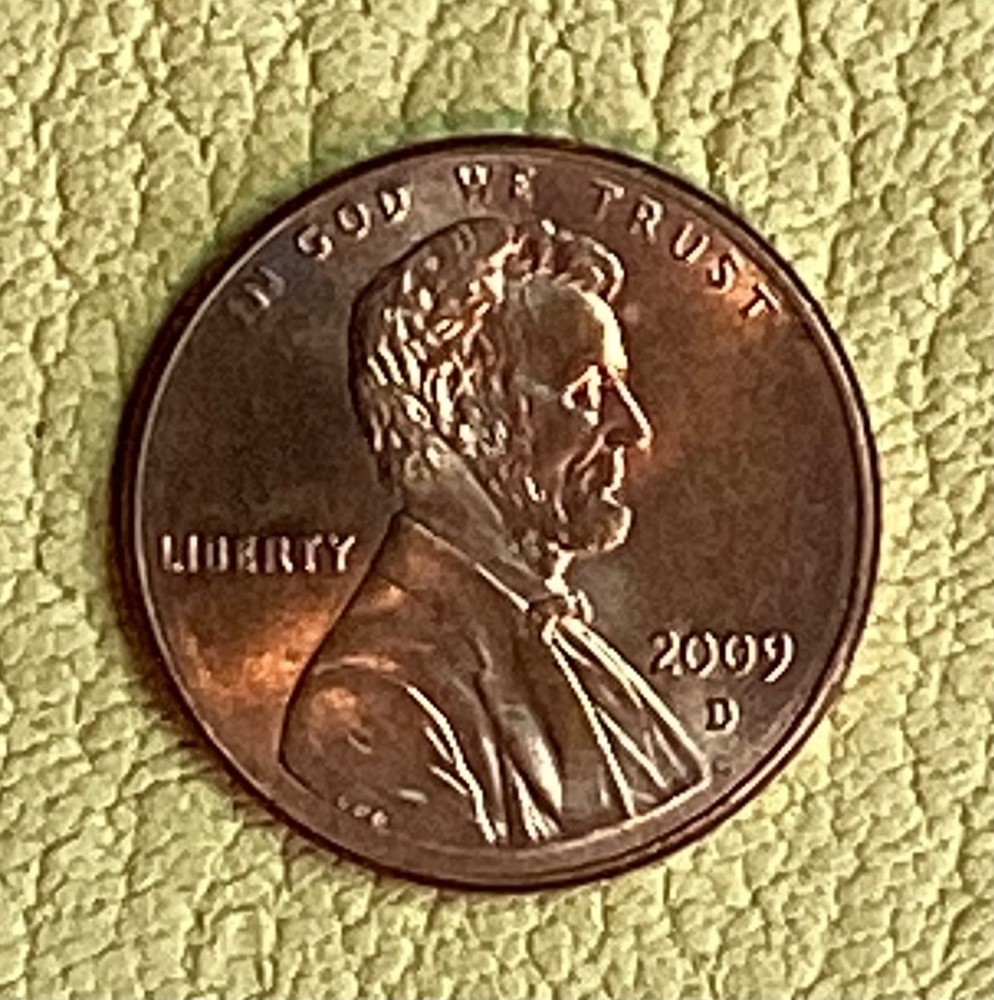 Error 2009 D lincoln cent