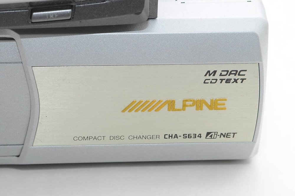 ALPINE MDA-W905JB CD MD Player & CHA-S634 CD Changer Bundle Tested Working