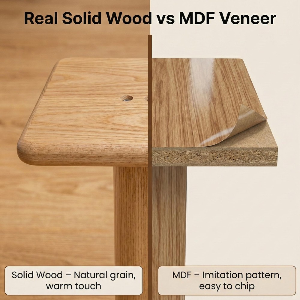 Speaker Stands Solid Wood 360° Rotatable Natural Oak DSS7 7