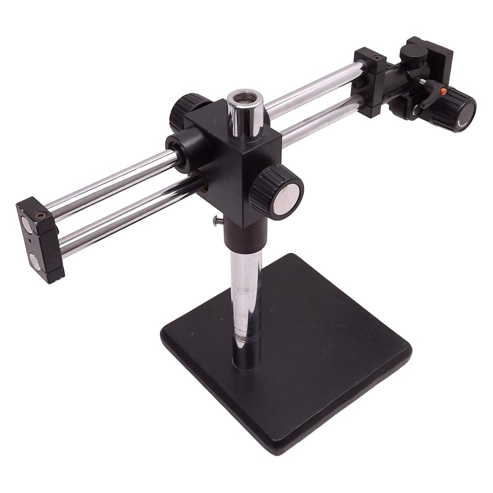 Microscope Boom Arm Stand w/ Head Adjustment, 15.5" Post, 10" x 10" Base