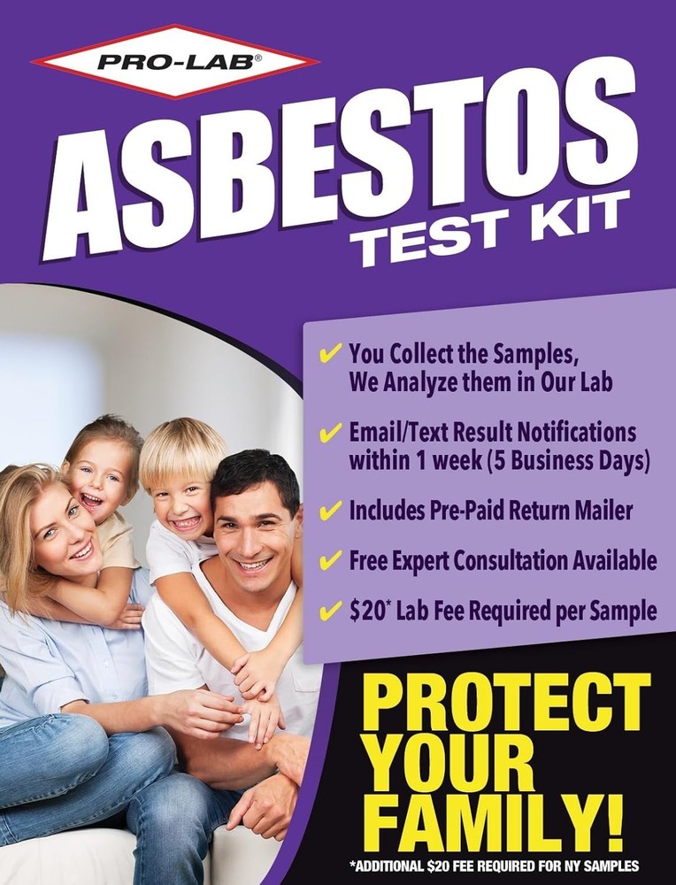 Asbestos Kit - Quick 2 Sample Collection with Expert Consultation, 3-5 Days