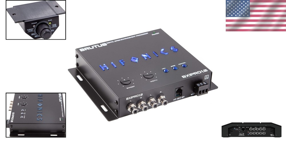 Compact Zeus Digital Bass Processor with Remote - Elevate Your Sound Experience